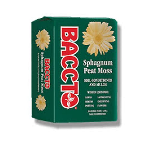BACCTO Sphagnum Peat Moss bag